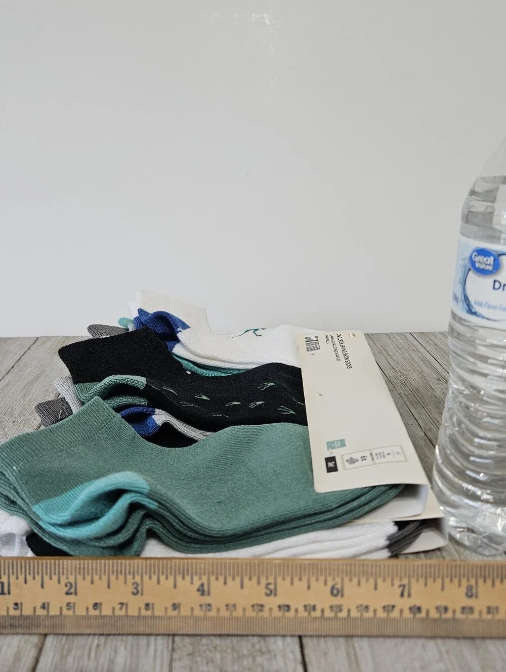 2 - 6 Packs Low Cut Socks Size M 6X Boys 8-10 Girls 7-8  No Show Socks by L&D Wh